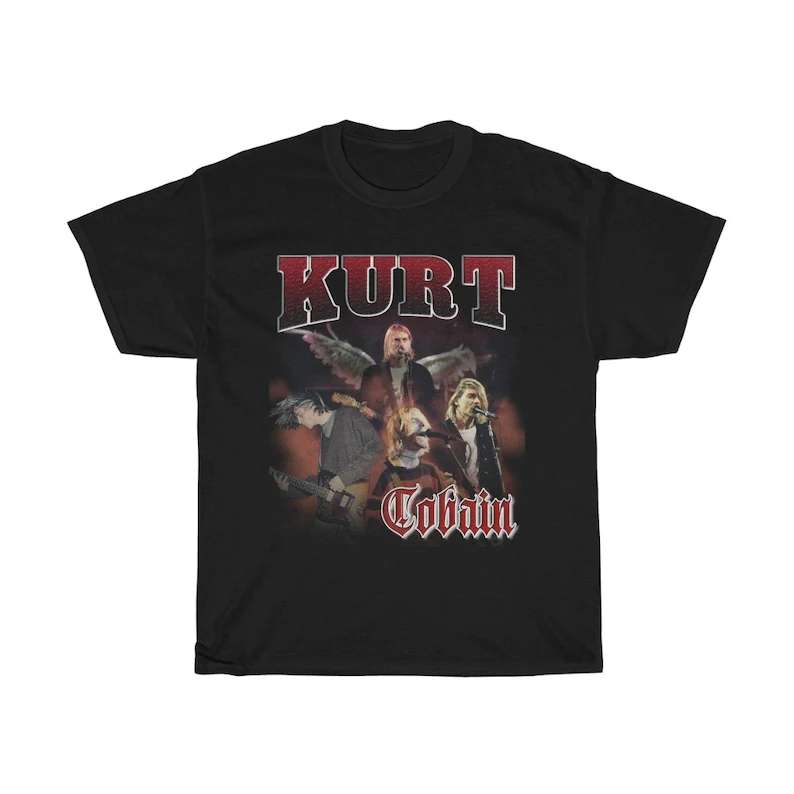 Kurt Cobain Singer Unisex T Shirt Size Up To 5xl