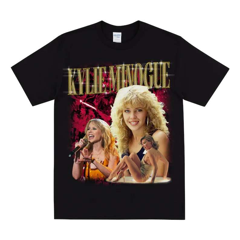 Kylie Minogue Singer Unisex T Shirt Size Up To 5xl