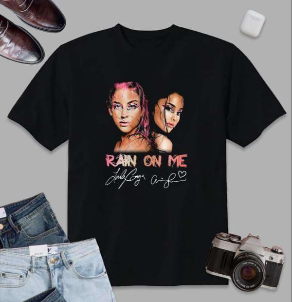 Lady Gaga And Ariana Grande Graphic T-shirt Size Up To 5xl