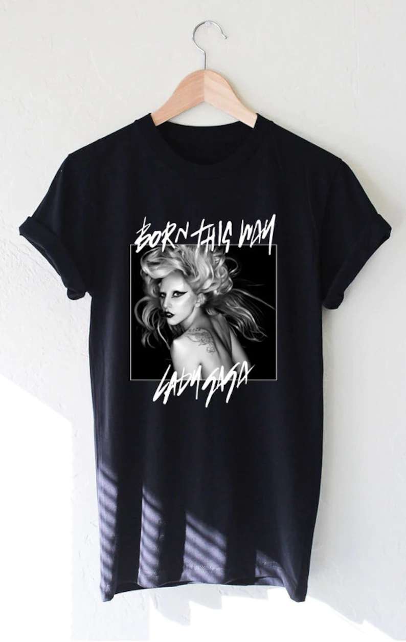 Lady Gaga Singer Black Unisex Shirt Size Up To 5xl