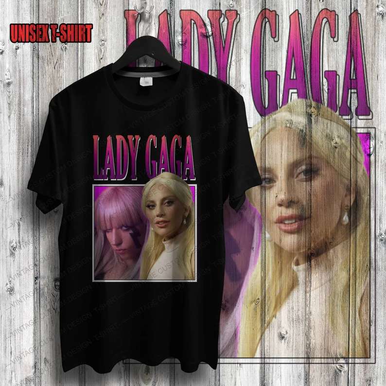 Lady Gaga T Shirt Music Singer Merch Size Up To 5xl