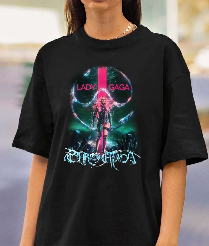 Lady Gaga The Chromatica Ball Tour 2022 T-shirt Size Up To 5xl