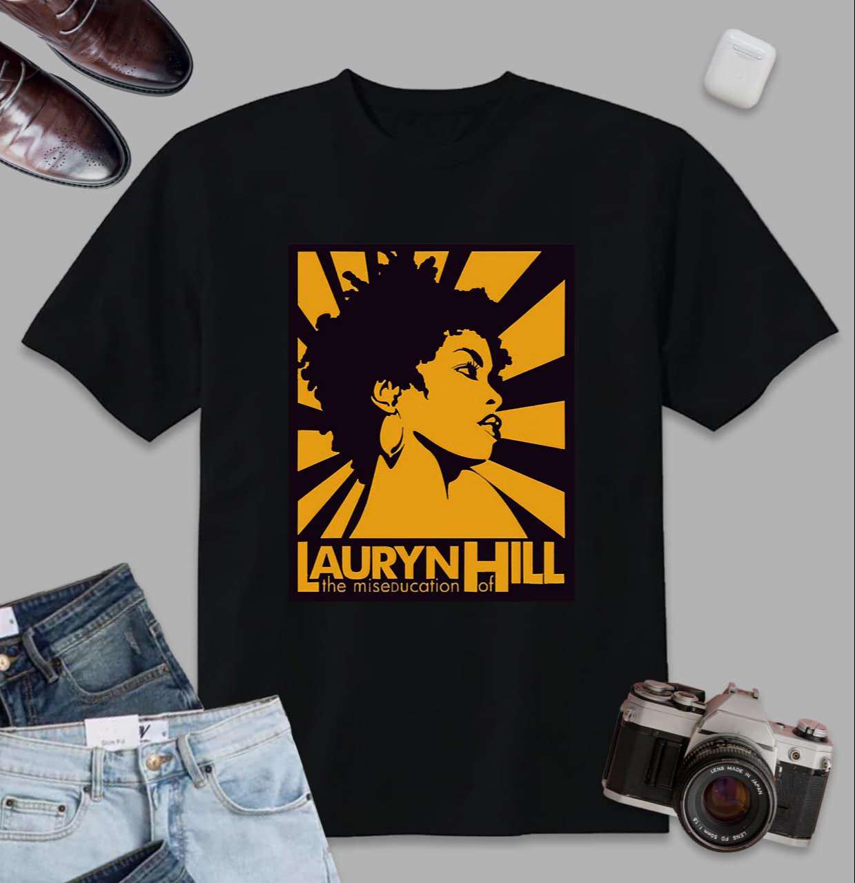 Lauryn Hill Black T Shirt Music Singer Size Up To 5xl