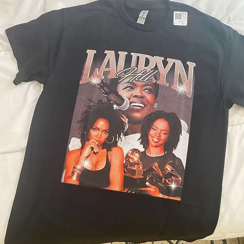 Lauryn Hill T Shirt Music Singer Merch Size Up To 5xl