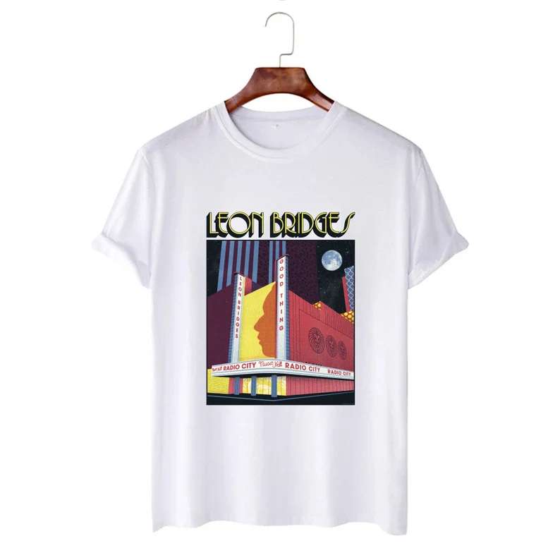 Leon Bridges Played Radio City Music Hall T-shirt Size Up To 5xl