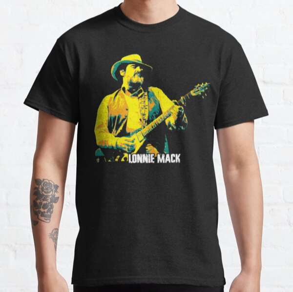 Lonnie Mack T-shirt Singer Music Size Up To 5xl