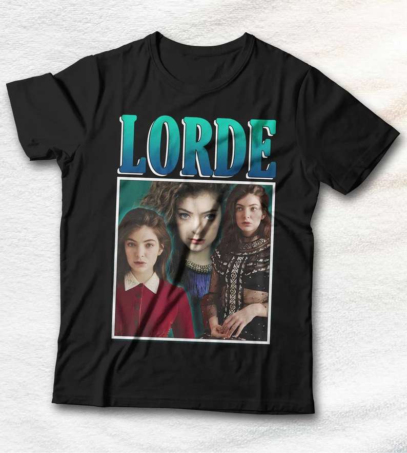 Lorde Merch T Shirt Music Singer Size Up To 5xl