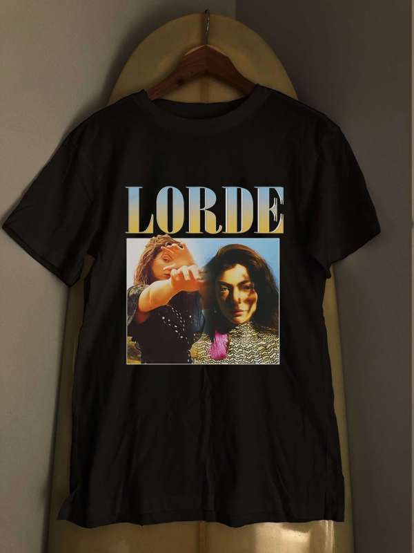 Lorde T Shirt Merch Singer Music Size Up To 5xl