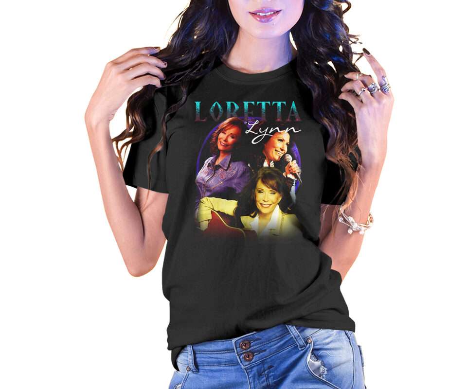 Loretta Lynn Vintage Unisex T Shirt Size Up To 5xl