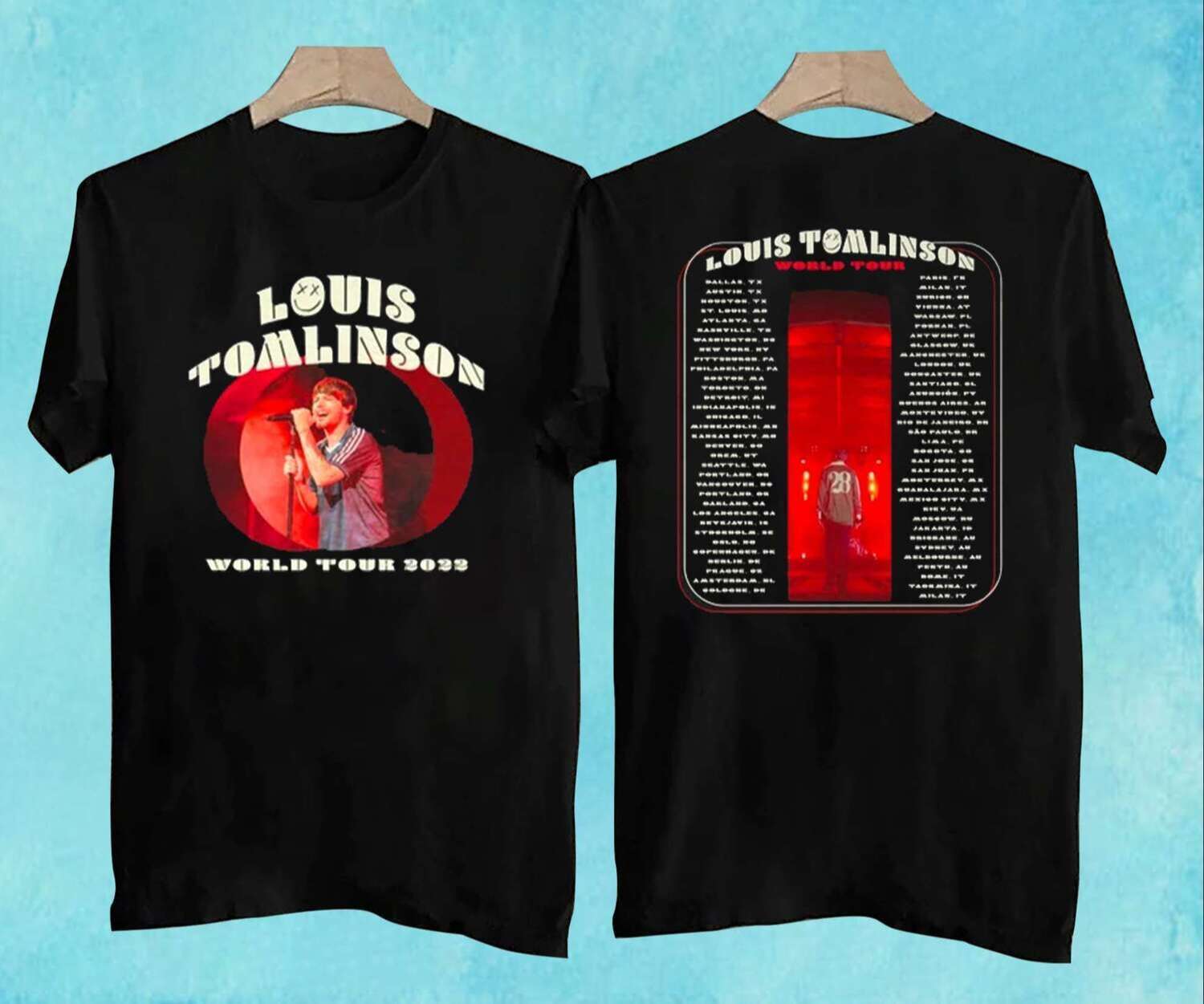 Louis Tomlinson World Tour Concert 2022 T Shirt Merch Size Up To 5xl