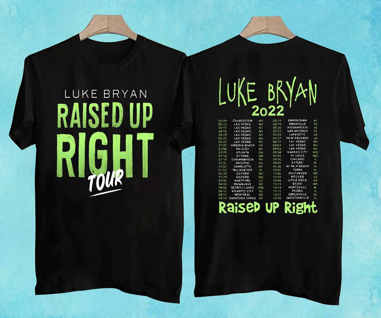 Luke Bryan 2022 Concert Tour T-shirt Size Up To 5xl