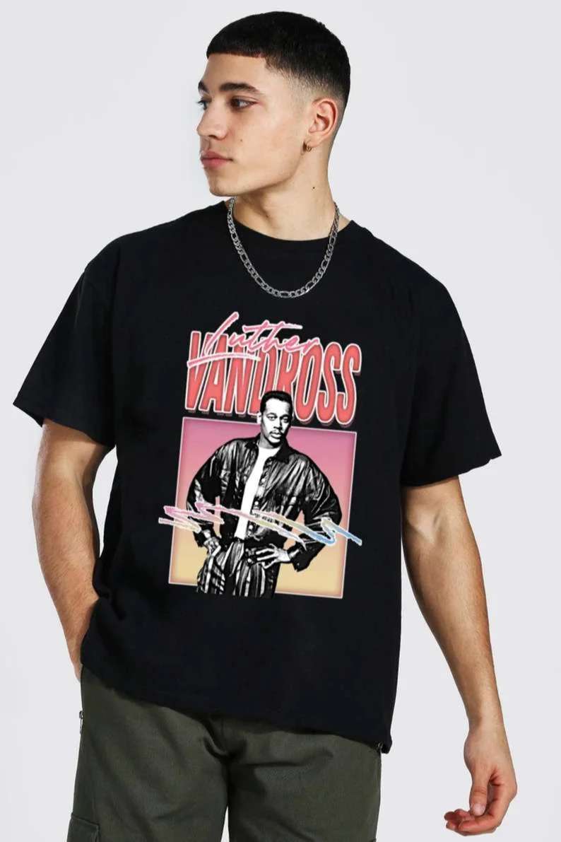 Luther Vandross Singer Music T-shirt Size Up To 5xl