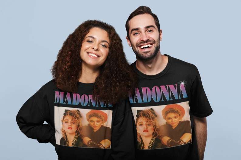 Madonna Classic T Shirt Music Singer Size Up To 5xl