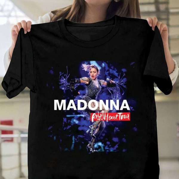 Madonna Rebel Heart Tour T Shirt Merch Music Size Up To 5xl