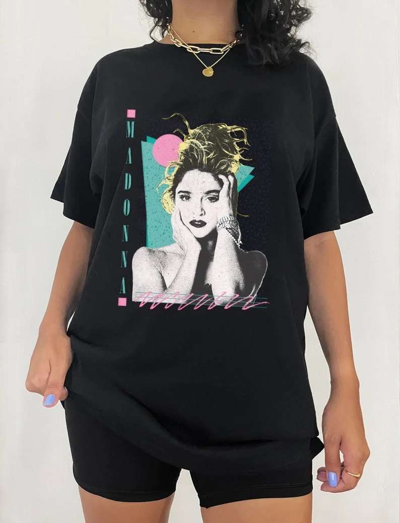 Madonna Vintage Style T-shirt Size Up To 5xl