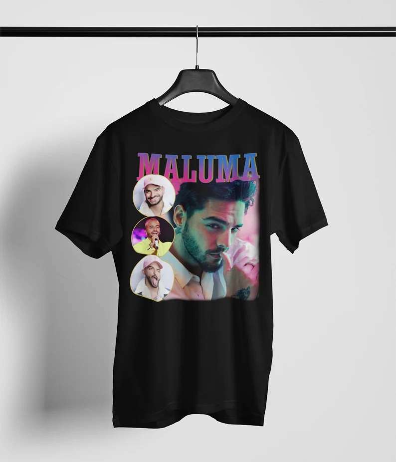 Maluma Singer T-shirt Size Up To 5xl