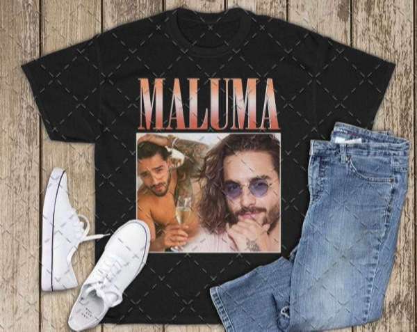 Maluma T Shirt Merch Music Singer Size Up To 5xl