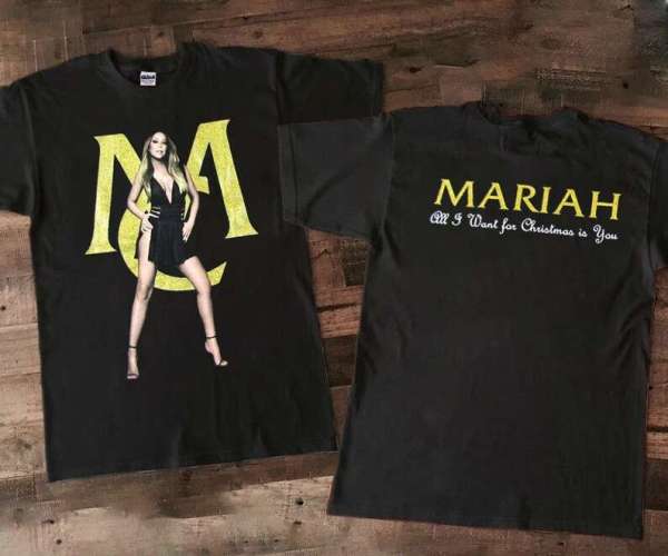 Mariah Carey All I Want For Christmas Is You Unisex Graphic T Shirt Size Up To 5xl