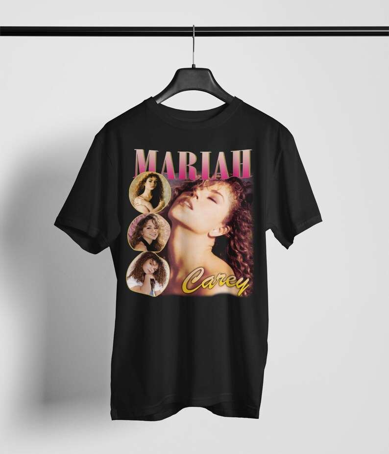 Mariah Carey Singer Retro T-shirt Size Up To 5xl