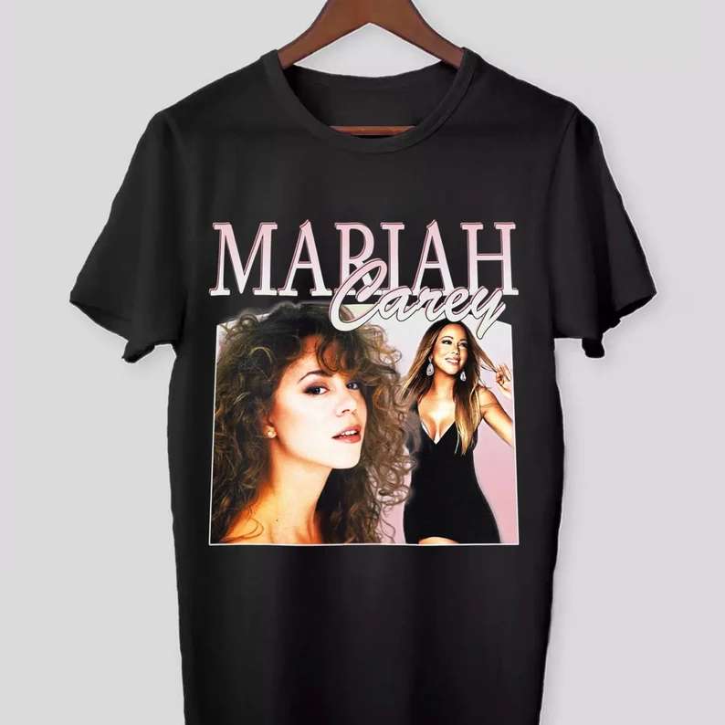 Mariah Carey T Shirt Music Singer Merch Size Up To 5xl