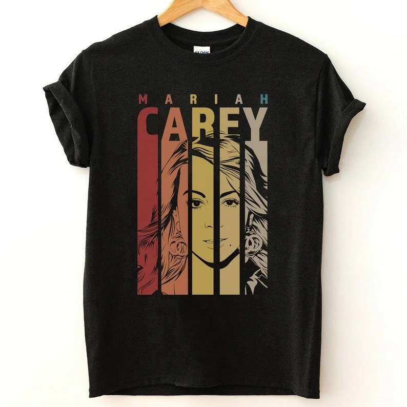 Mariah Carey T-shirt Retro Music Size Up To 5xl