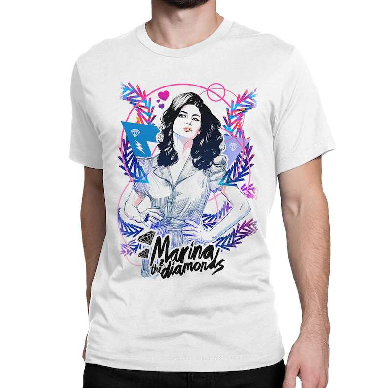 Marina And The Diamonds T Shirt Size Up To 5xl