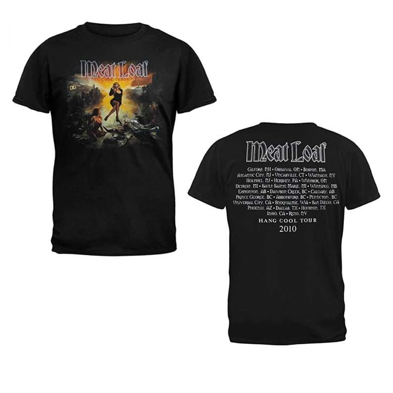 Meat Loaf Hang Cool Teddy Bear Cover 2010 Tour T Shirt Size Up To 5xl