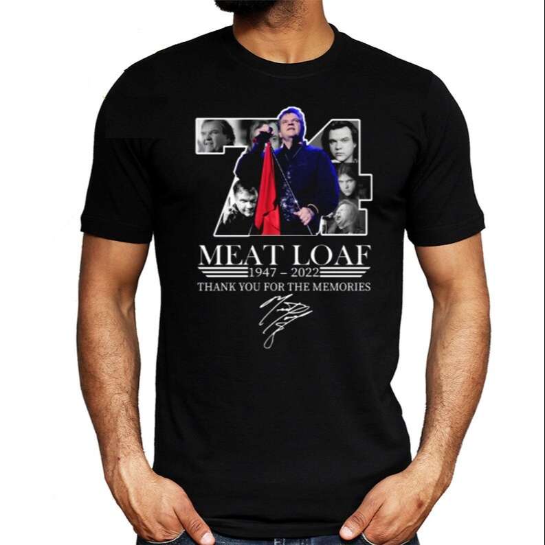 Meat Loaf T Shirt Thank You For The Memories Size Up To 5xl