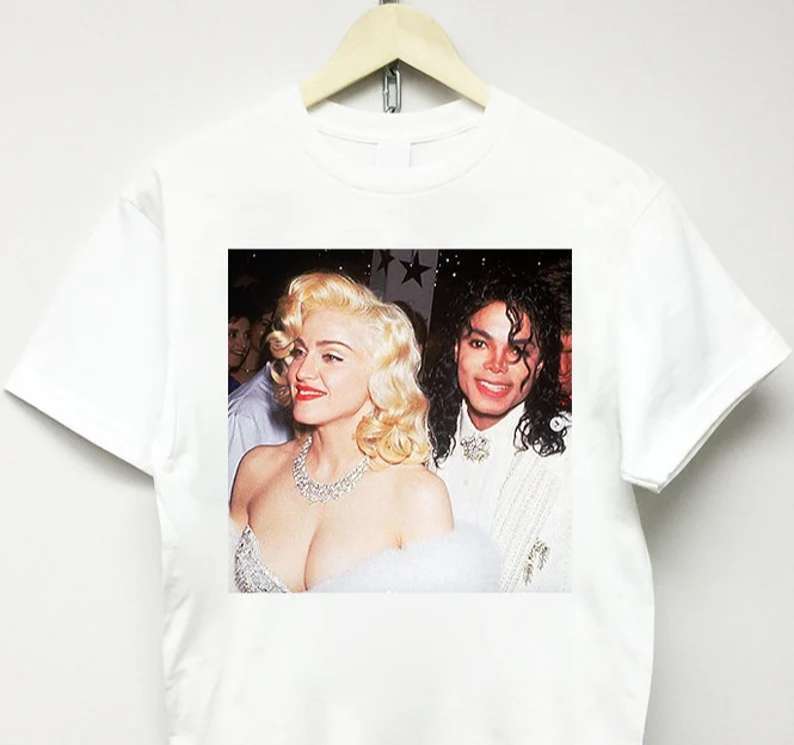 Michael Jackson And Madonna T Shirt Size Up To 5xl