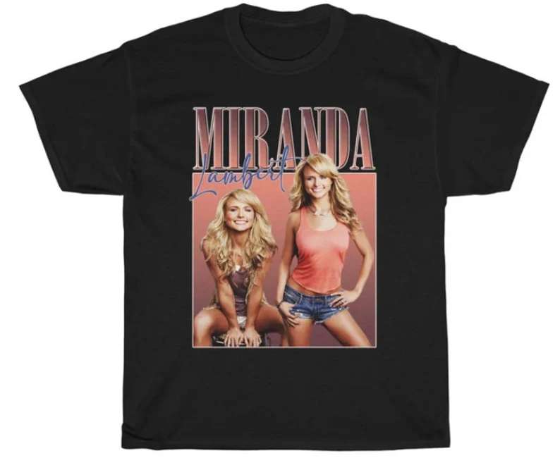 Miranda Lambert Music Singer Retro T-shirt Size Up To 5xl