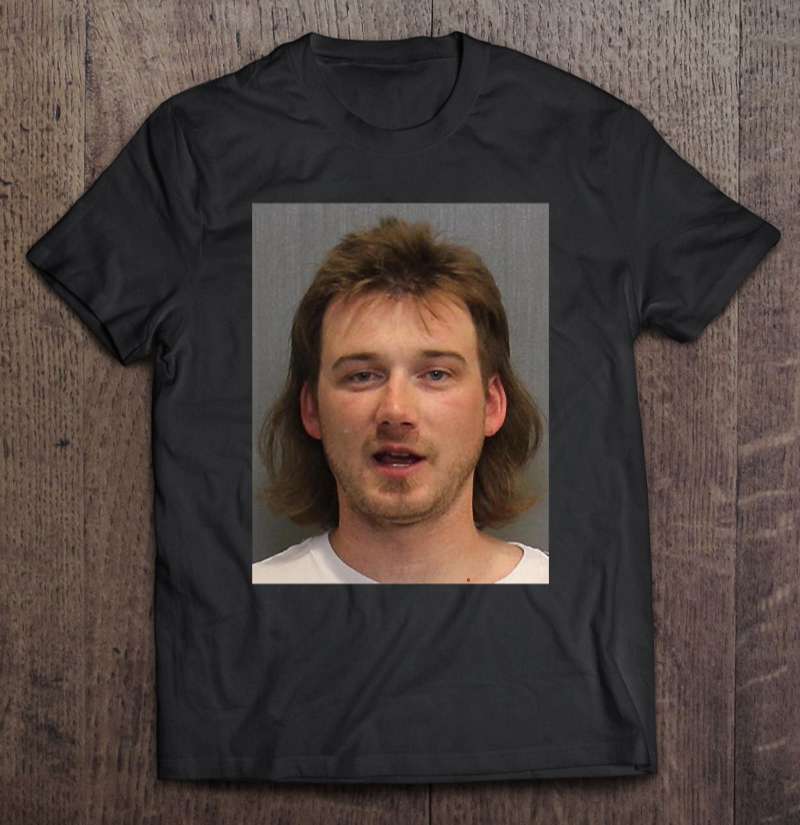 Morgan Wallen T-shirt Mugshot Size Up To 5xl