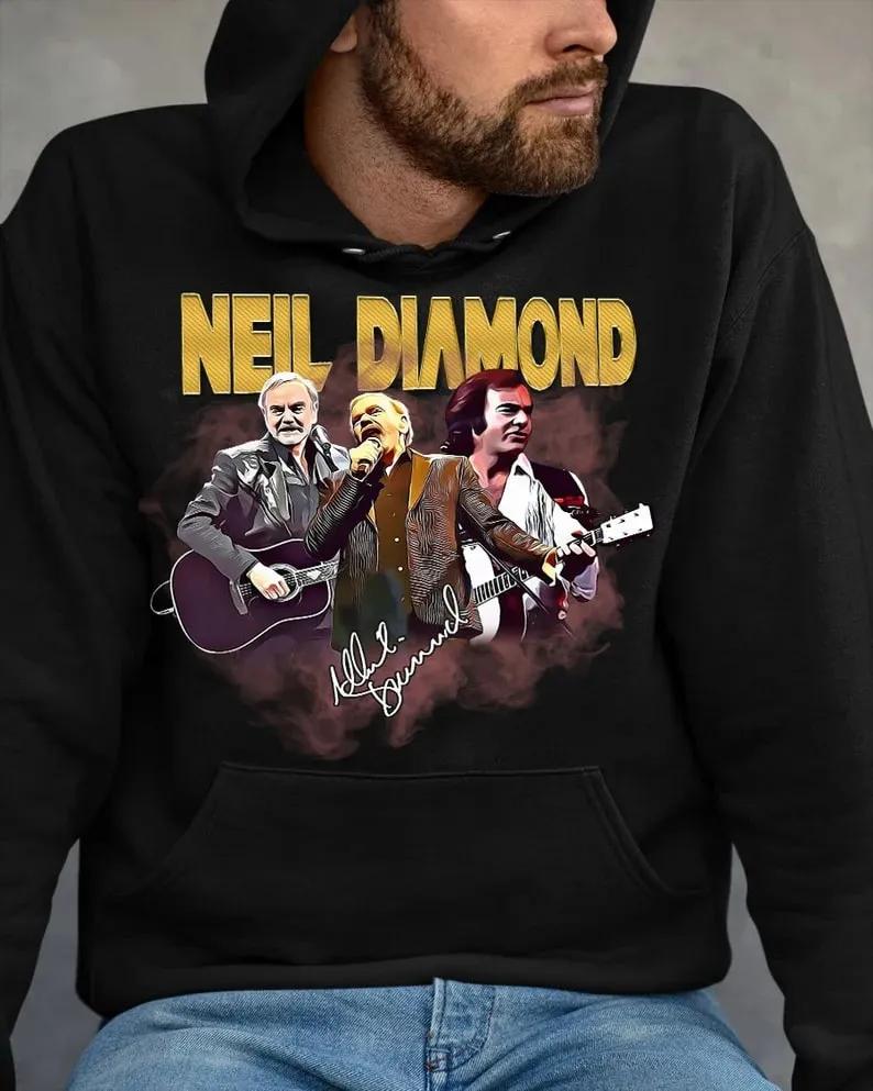 Neil Diamond Singer Vintage Style T-shirt Size Up To 5xl