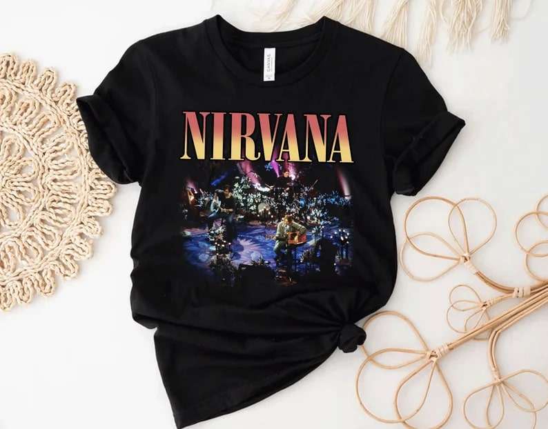 Nirvana Unplugged Ny Shirt Size Up To 5xl