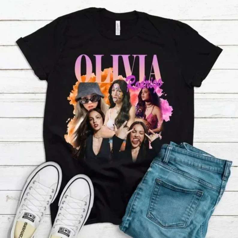 Olivia Rodrigo Merch Sour T Shirt Music Size Up To 5xl