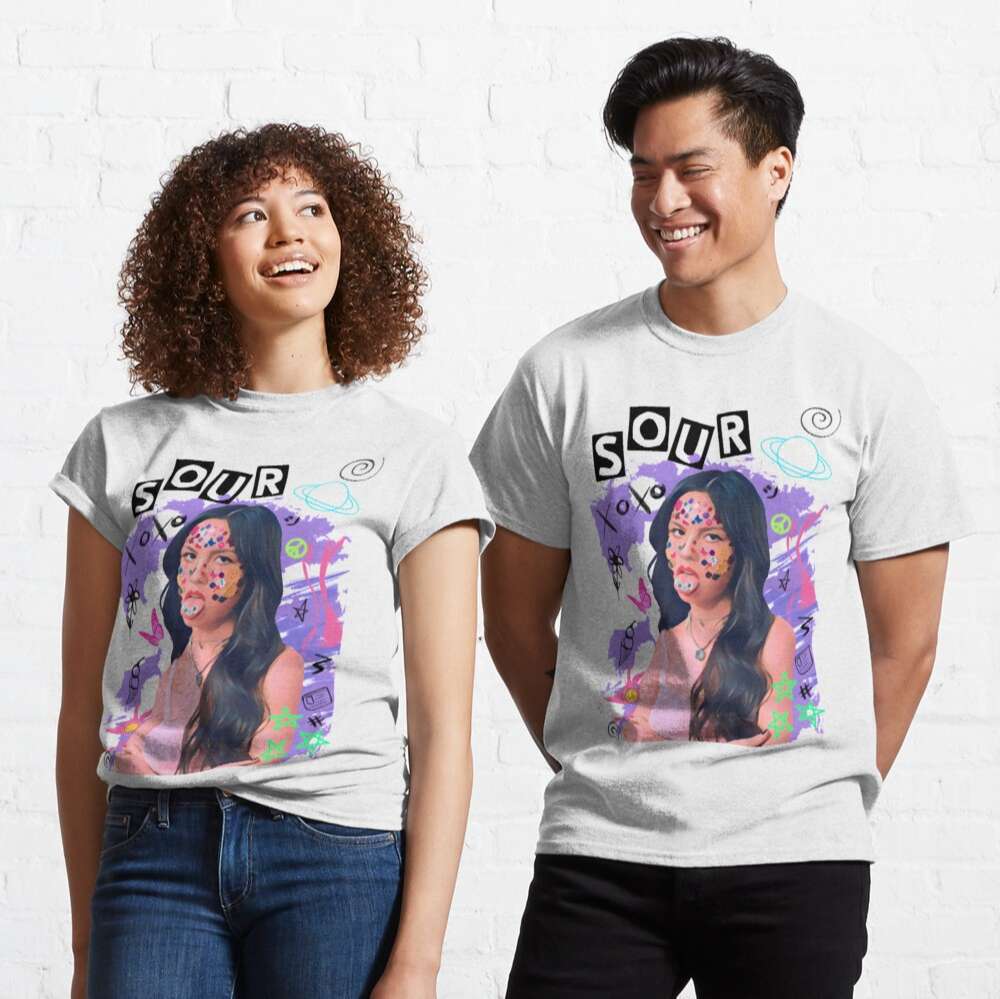 Olivia Rodrigo Sour Album Classic Unisex T Shirt Size Up To 5xl