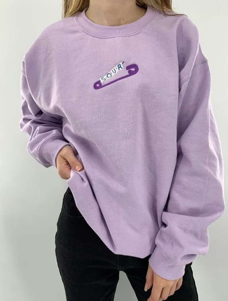 Olivia Rodrigo Sour Embroidered Sweatshirt Size Up To 5xl