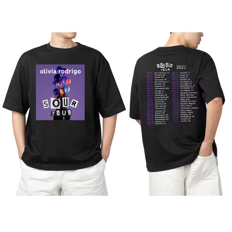 Olivia Rodrigo Sour Tour 2022 Shirt Size Up To 5xl