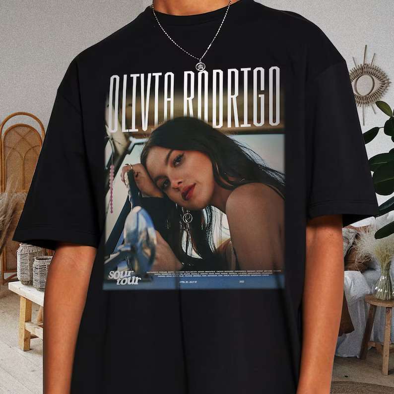 Olivia Rodrigo Sour Tour 2022 T-shirt A Little Bit Sour Size Up To 5xl