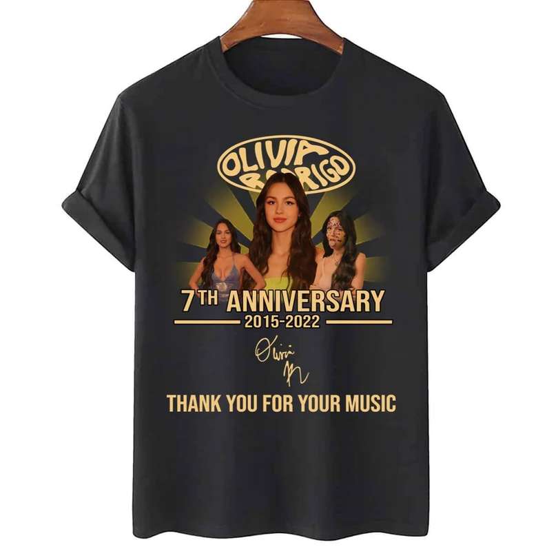 Olivia Rodrigo Thank You For Memories Signature T Shirt Size Up To 5xl