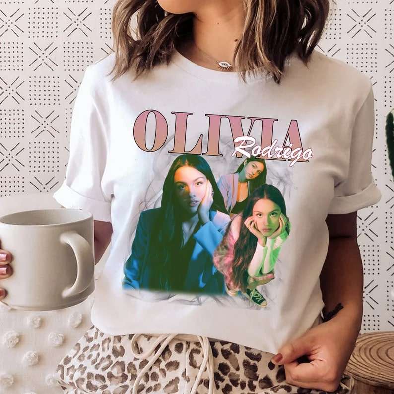 Olivia Rodrigo White T-shirt Size Up To 5xl