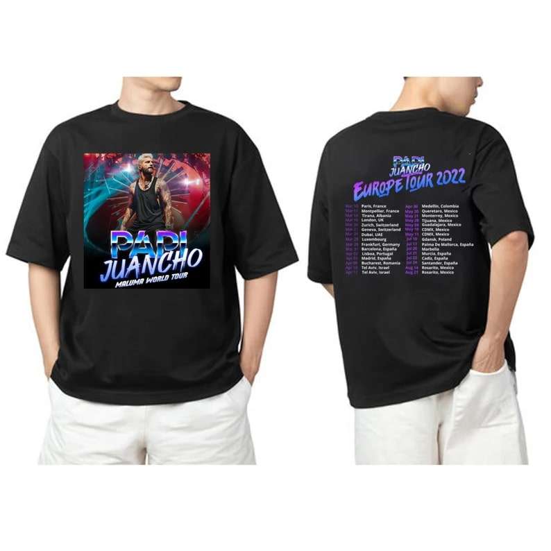 Papi Juancho Maluma 2022 World Tour Unisex T-shirt Size Up To 5xl