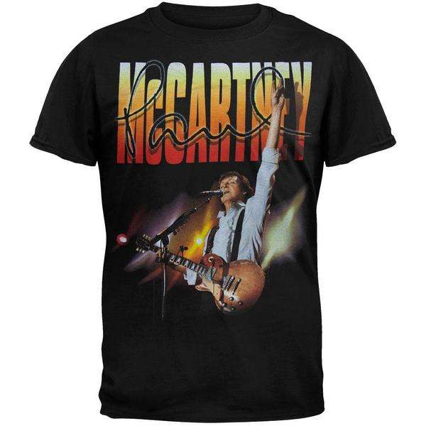 Paul Mccartney Strikes A Chord In A Live Logo T Shirt Merch Size Up To 5xl