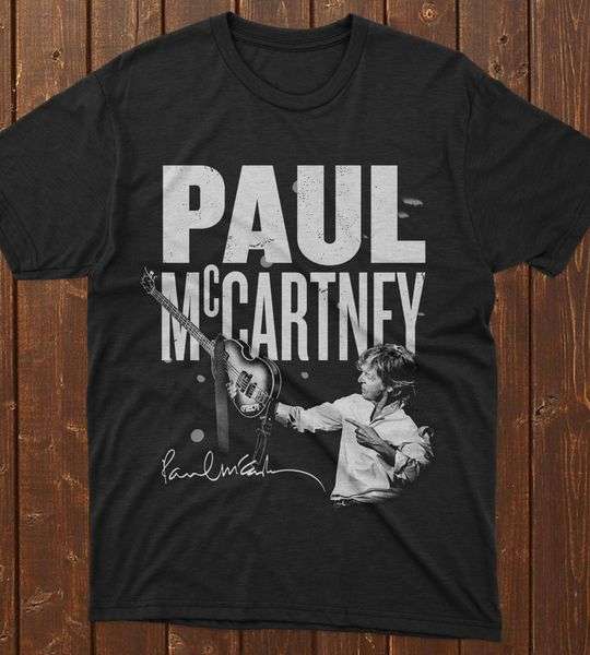 Paul Mccartney T Shirt Merch Singer Size Up To 5xl