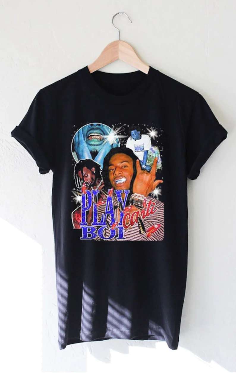 Playboy Carti Singer Black Unisex Shirt Size Up To 5xl