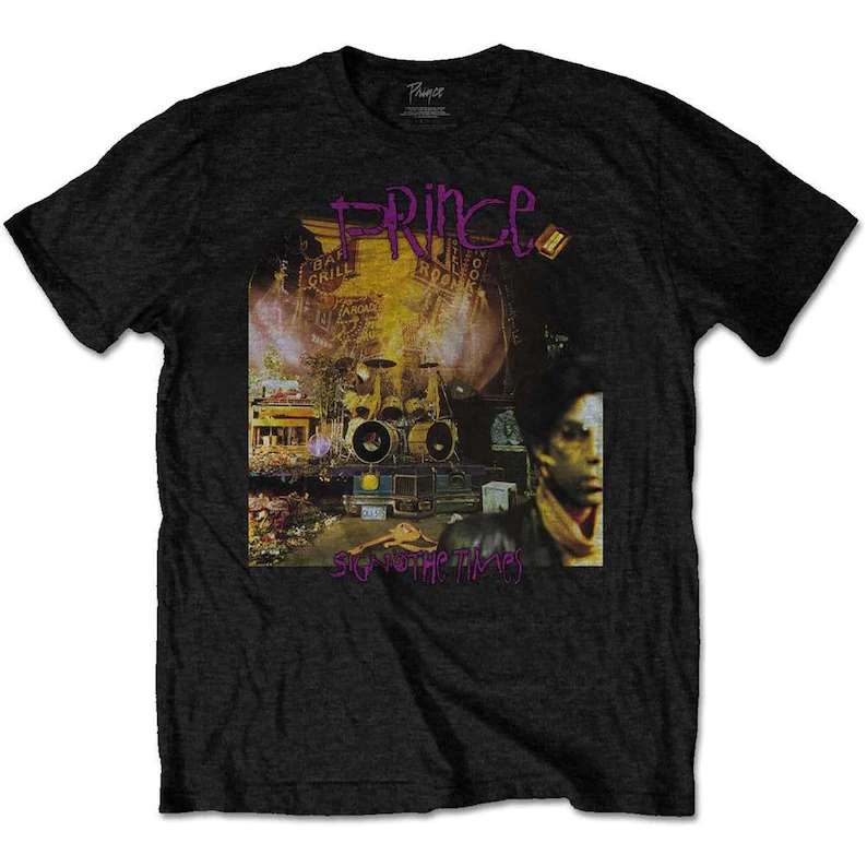 Prince Singer Sign O The Times Album Unisex T Shirt Size Up To 5xl