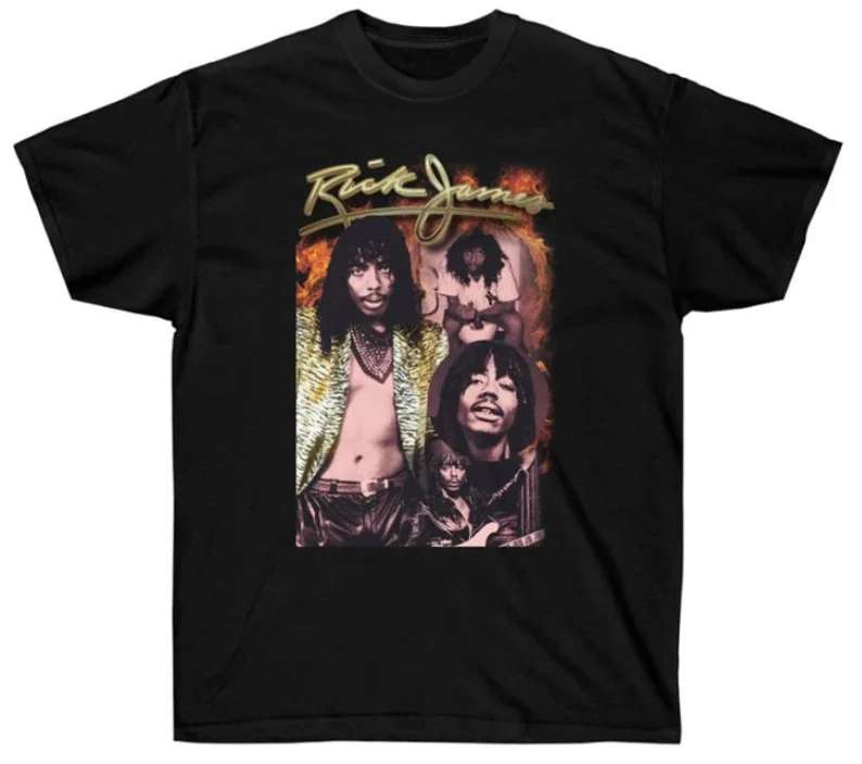 Rick James Music Singer Retro T-shirt Size Up To 5xl