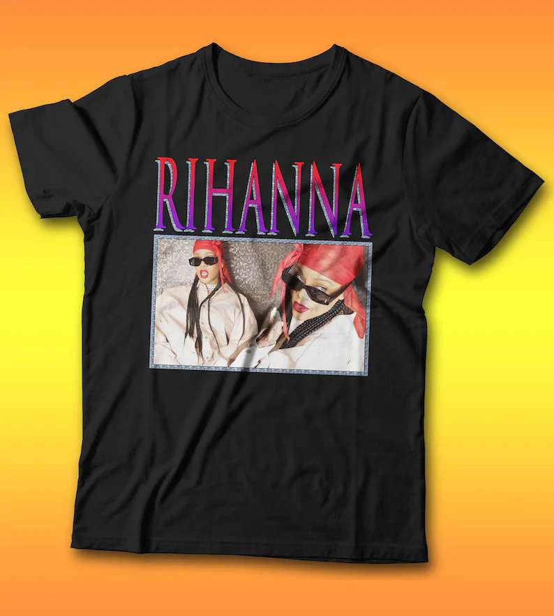 Rihanna Barbadian Singer Classic T Shirt Size Up To 5xl