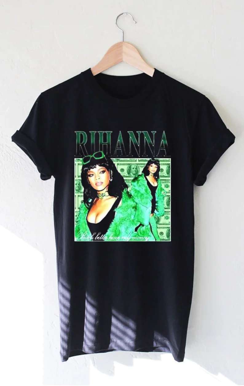 Rihanna Singer Black Unisex Shirt Size Up To 5xl