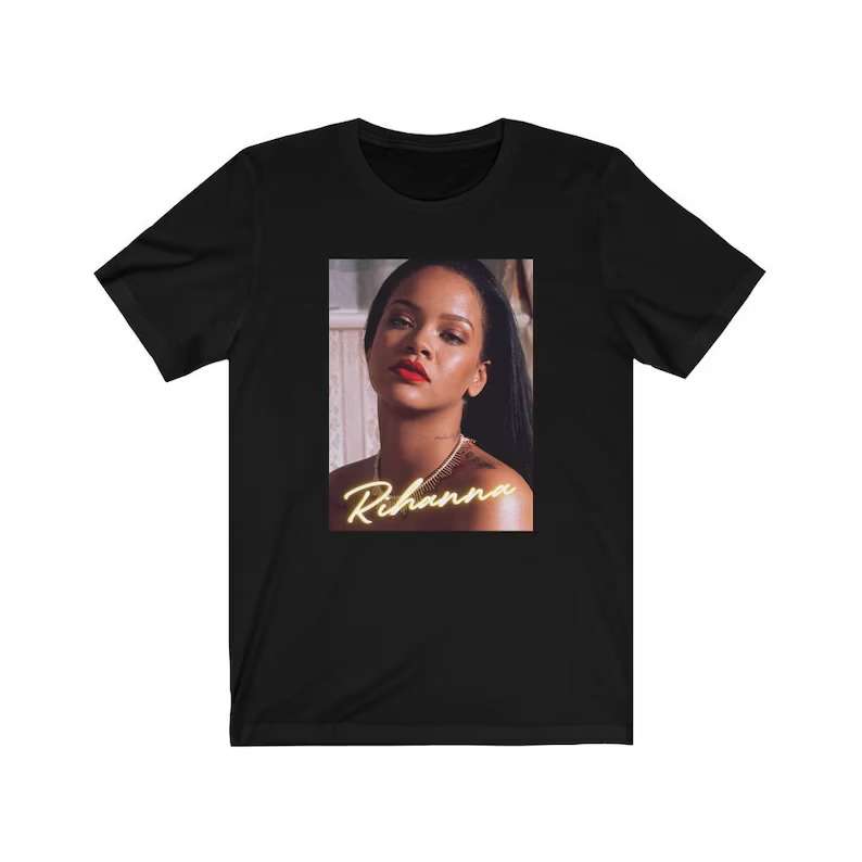 Rihanna Singer Shirt Size Up To 5xl