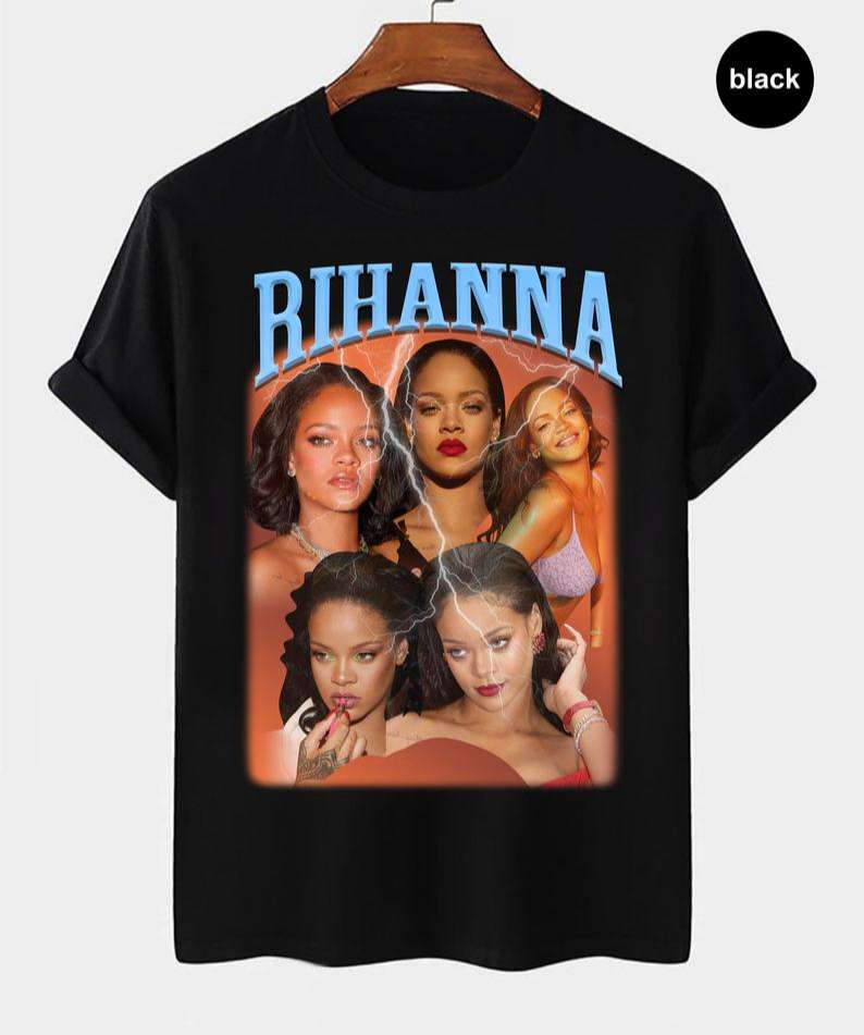 Rihanna Vintage Retro Style Rap T Shirt Size Up To 5xl